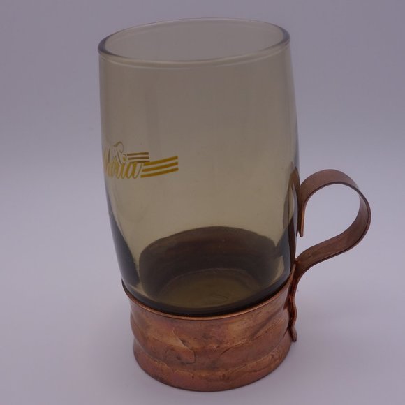 Tia Maria Glass with Copper Handle and Base - Picture 4 of 16